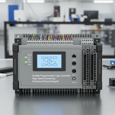 Durable Programmable Logic Controller Equipped with High Speed Processing and Extensive Communication Protocol Support