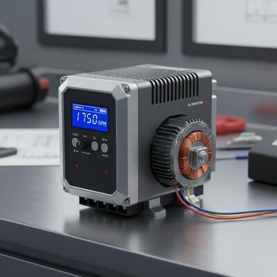 Compact Variable Frequency Drive Featuring Precise Speed Regulation and Overload Protection for Motor Operation